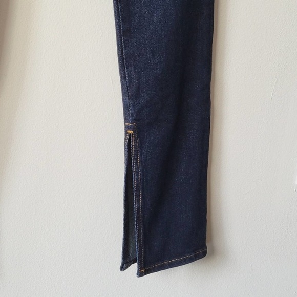 Anthropologie Pilcro Straight High Rise Dark Wash Jeans 25 - Picture 5 of 6